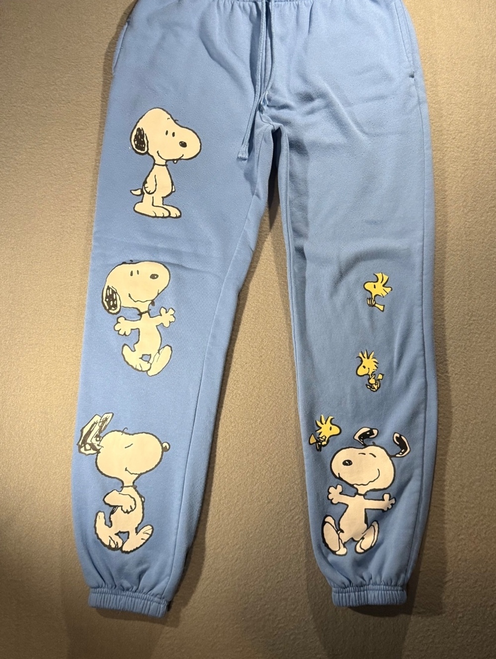 Peanuts Snoopy Light Blue Jogger Sweatpants XS